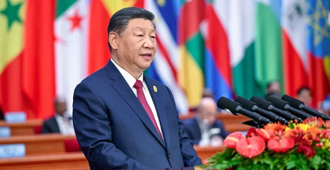 習近平出席中非合作論壇北京峰會開幕式并發表主旨講話